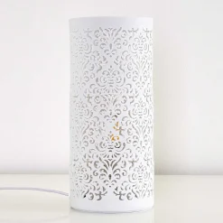 Lampe A Poser Aberjona Blanc, 1 Lumiere