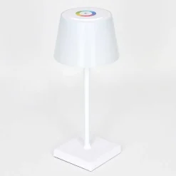 Lampe A Poser Burzaco Led Blanc, 1 Lumiere, Changeur De Couleurs
