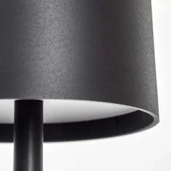 Lampe A Poser Cajas Led Noir, 1 Lumiere