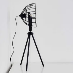 Lampe A Poser Flambeau Noir, 1 Lumiere