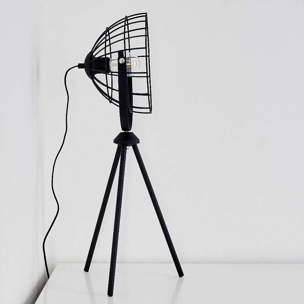 Lampe A Poser Flambeau Noir, 1 Lumiere