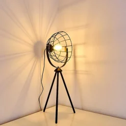 Lampe A Poser Flambeau Noir, 1 Lumiere