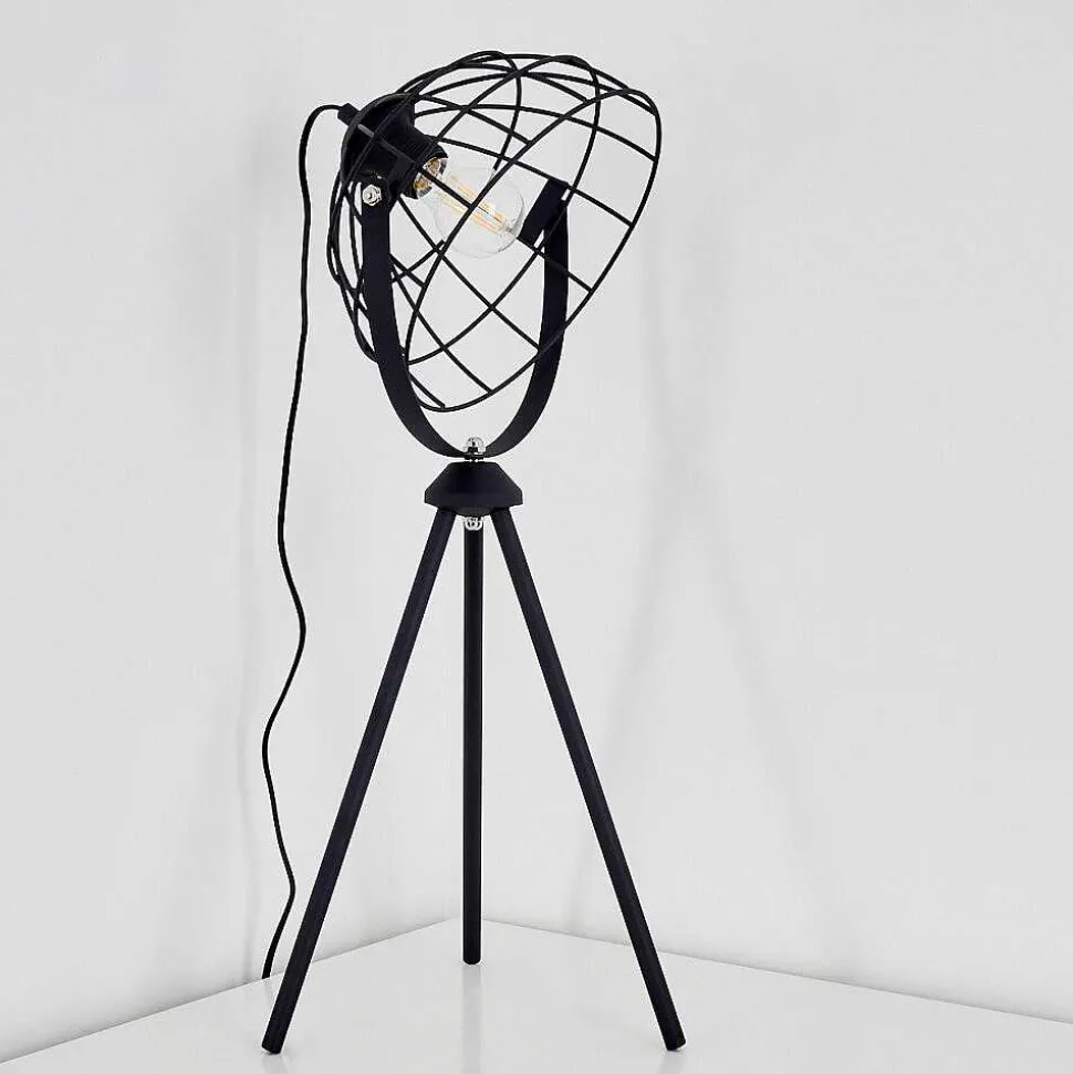 Lampe A Poser Flambeau Noir, 1 Lumiere