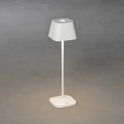 Lampe A Poser Konstsmide Capri Led Blanc, 1 Lumiere