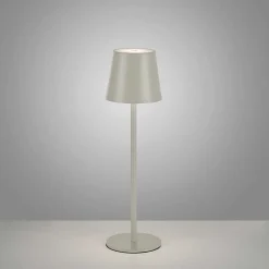 Lampe A Poser Leuchten Direkt Euria Led Gris, 1 Lumiere