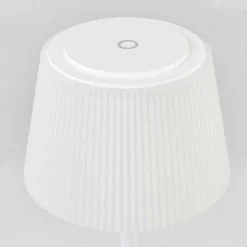 Lampe A Poser Longchamps Led Blanc, 1 Lumiere