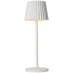 Lampe A Poser Lucide Justine Led Blanc, 1 Lumiere