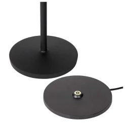 Lampe A Poser Lucide Justine Led Noir, 1 Lumiere