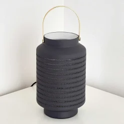 Lampe A Poser Nakajima Noir, Blanc, 1 Lumiere