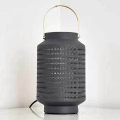 Lampe A Poser Nakajima Noir, Blanc, 1 Lumiere