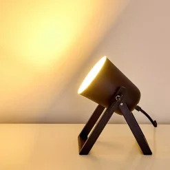 Lampe A Poser Novilly Noir, 1 Lumiere