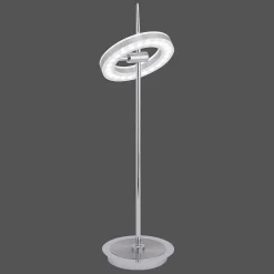 Lampe A Poser Paul Neuhaus Q-Amy Led Acier Inoxydable, 2 Lumieres, Telecommandes