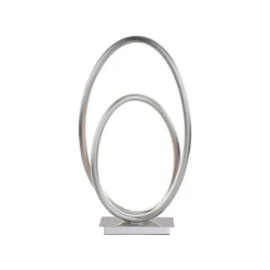 Lampe A Poser Paul Neuhaus Q-Nevio Led Nickel Mat, 1 Lumiere, Telecommandes