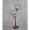 Lampe A Poser Paul Neuhaus Greta Rouille, 2 Lumieres