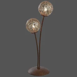 Lampe A Poser Paul Neuhaus Greta Rouille, 2 Lumieres