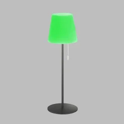 Lampe A Poser Schoner Wohnen-Kollektion Talent Led Anthracite, 1 Lumiere, Telecommandes, Changeur De Couleurs