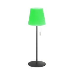 Lampe A Poser Schoner Wohnen-Kollektion Talent Led Anthracite, 1 Lumiere, Telecommandes, Changeur De Couleurs