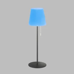 Lampe A Poser Schoner Wohnen-Kollektion Talent Led Anthracite, 1 Lumiere, Telecommandes, Changeur De Couleurs