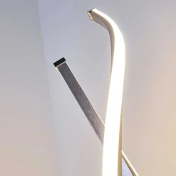 Lampe A Poser Tervo Led Nickel Mat, 2 Lumieres