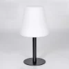 Lampe A Poser Zoume Solar Led Noir, 8 Lumieres, Changeur De Couleurs