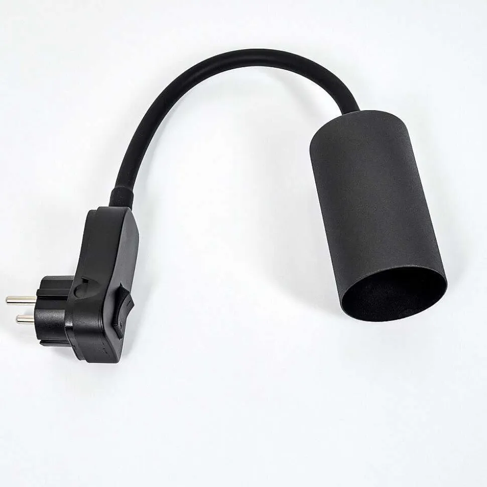 Lampe A Prise Electrique Javel Noir, 1 Lumiere