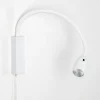 Lampe De Chevet Alsea Led Blanc, 1 Lumiere, Detecteur De Mouvement