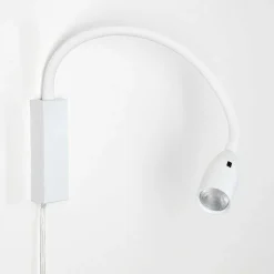 Lampe De Chevet Alsea Led Blanc, 1 Lumiere, Detecteur De Mouvement