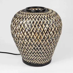 Lampe De Table Alavi Ecru, Noir, 1 Lumiere