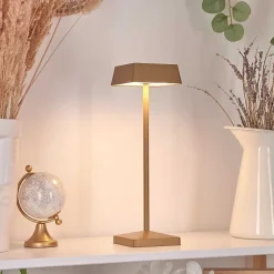 Lampe De Table Algeraz Led Laiton, 1 Lumiere