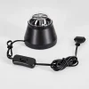 Lampe De Table Atabueira Led Noir, 1 Lumiere, Changeur De Couleurs