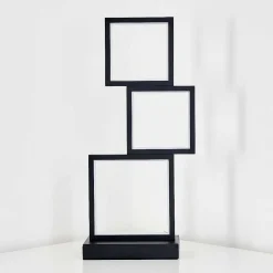 Lampe De Table Bacolod Led Noir, 1 Lumiere