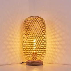 Lampe De Table Batumi Brun, 1 Lumiere