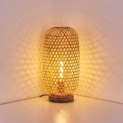 Lampe De Table Batumi Brun, 1 Lumiere