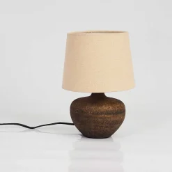 Lampe De Table Exchange Brun, 1 Lumiere