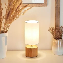 Lampe De Table Geneva Ecru, 1 Lumiere