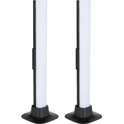 Lampe De Table Globo Polliver Led Noir, 1 Lumiere, Changeur De Couleurs