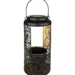 Lampe De Table Globo Solar Led Noir, 1 Lumiere