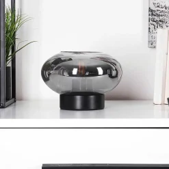 Lampe De Table Haikala Noir, 1 Lumiere