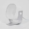 Lampe De Table Idual Lilac Led Argente, 1 Lumiere, Telecommandes, Changeur De Couleurs