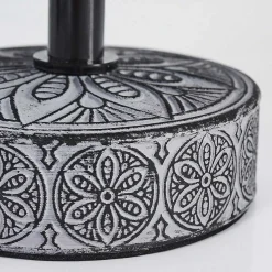 Lampe De Table Kigombo Gris, Noir, 1 Lumiere