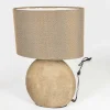 Lampe De Table Manariz Brun, 1 Lumiere
