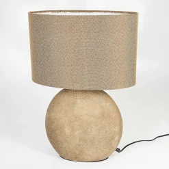 Lampe De Table Manariz Brun, 1 Lumiere