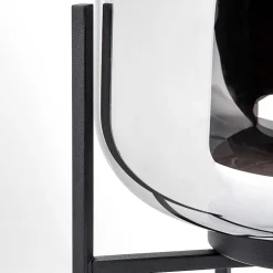 Lampe De Table Manzano Noir, 1 Lumiere