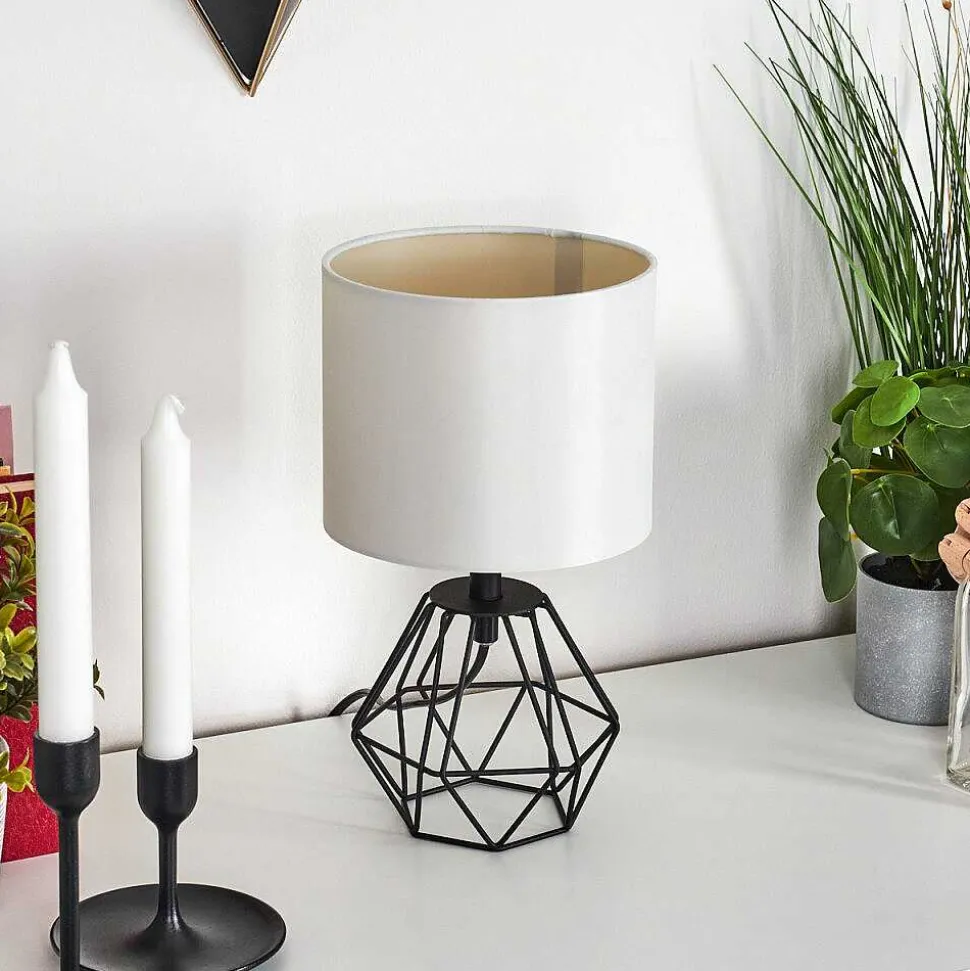 Lampe De Table Marang Noir, 1 Lumiere