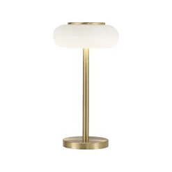 Lampe De Table Paul Neuhaus Q-Etienne Led Laiton, 1 Lumiere, Telecommandes