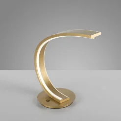 Lampe De Table Paul Neuhaus Q-Vito Led Laiton, 1 Lumiere, Telecommandes