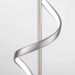 Lampe De Table Paul Neuhaus Qswing Led Argente, 1 Lumiere, Telecommandes