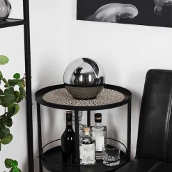 Lampe De Table Recoutas Noir, 1 Lumiere