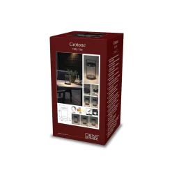 Lampe De Table Solaire Konstsmide Crotone Led Noir, 1 Lumiere