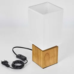 Lampe De Table Talco Ecru, 1 Lumiere